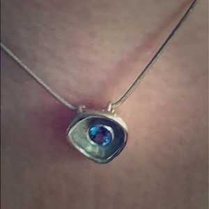 Sarah Graham Sapphire 16 inch Necklace